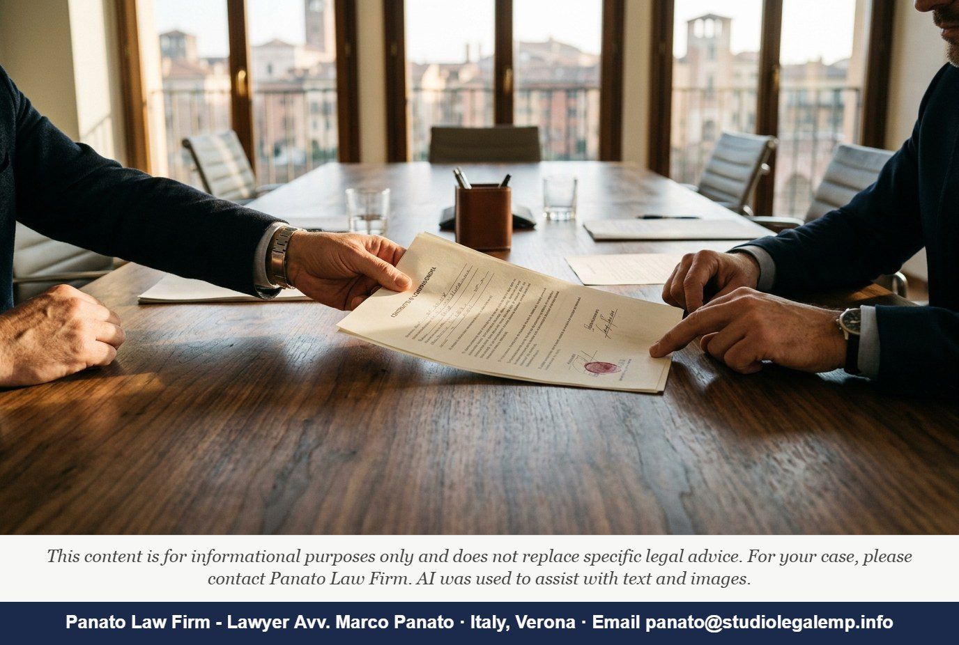 Italian Personal Guarantee Enforceable? Why Yours May Be Void - Panato Law Firm — Verona