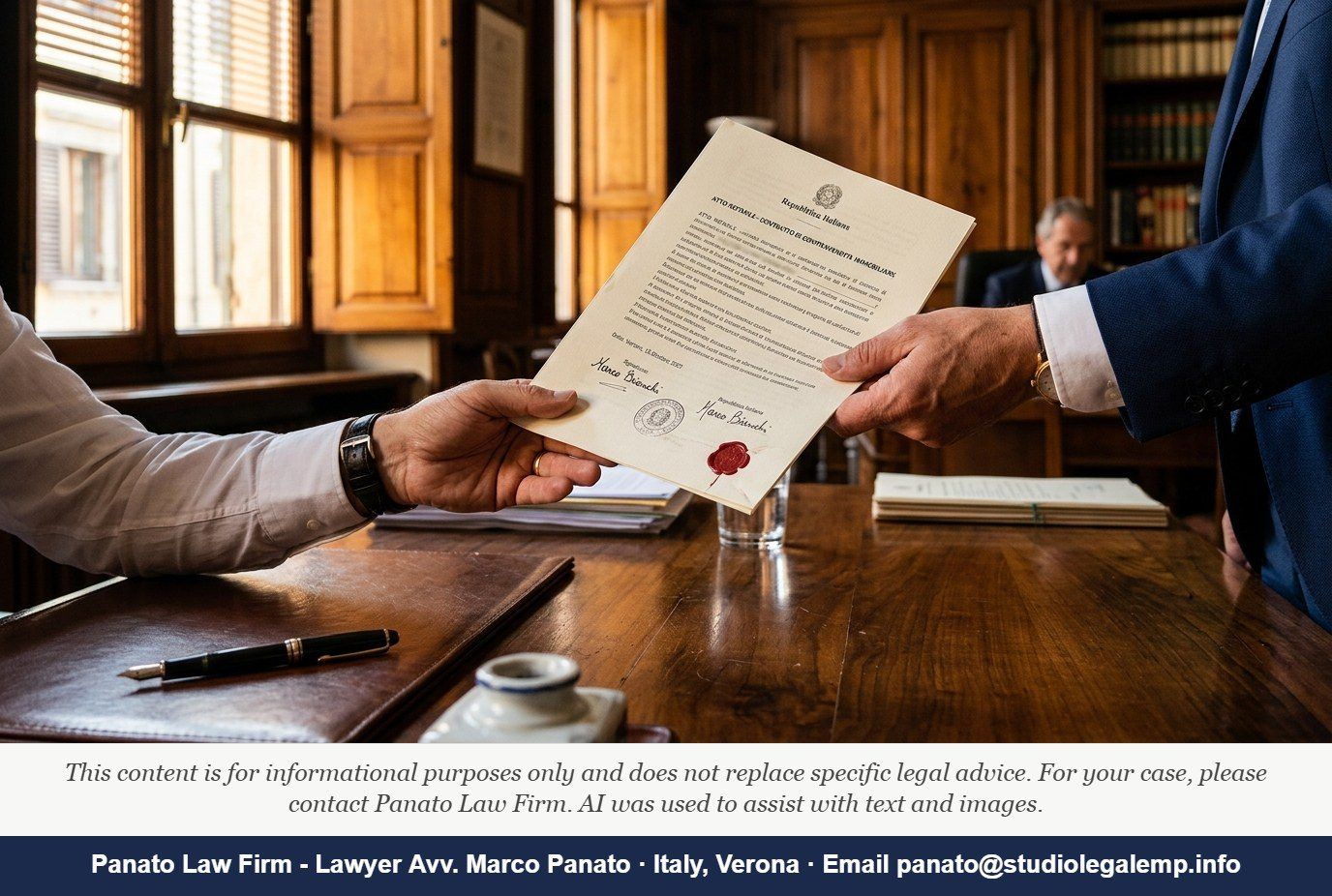 Personal Guarantee Fideiussione Italy: How to Enforce - Panato Law Firm — Verona