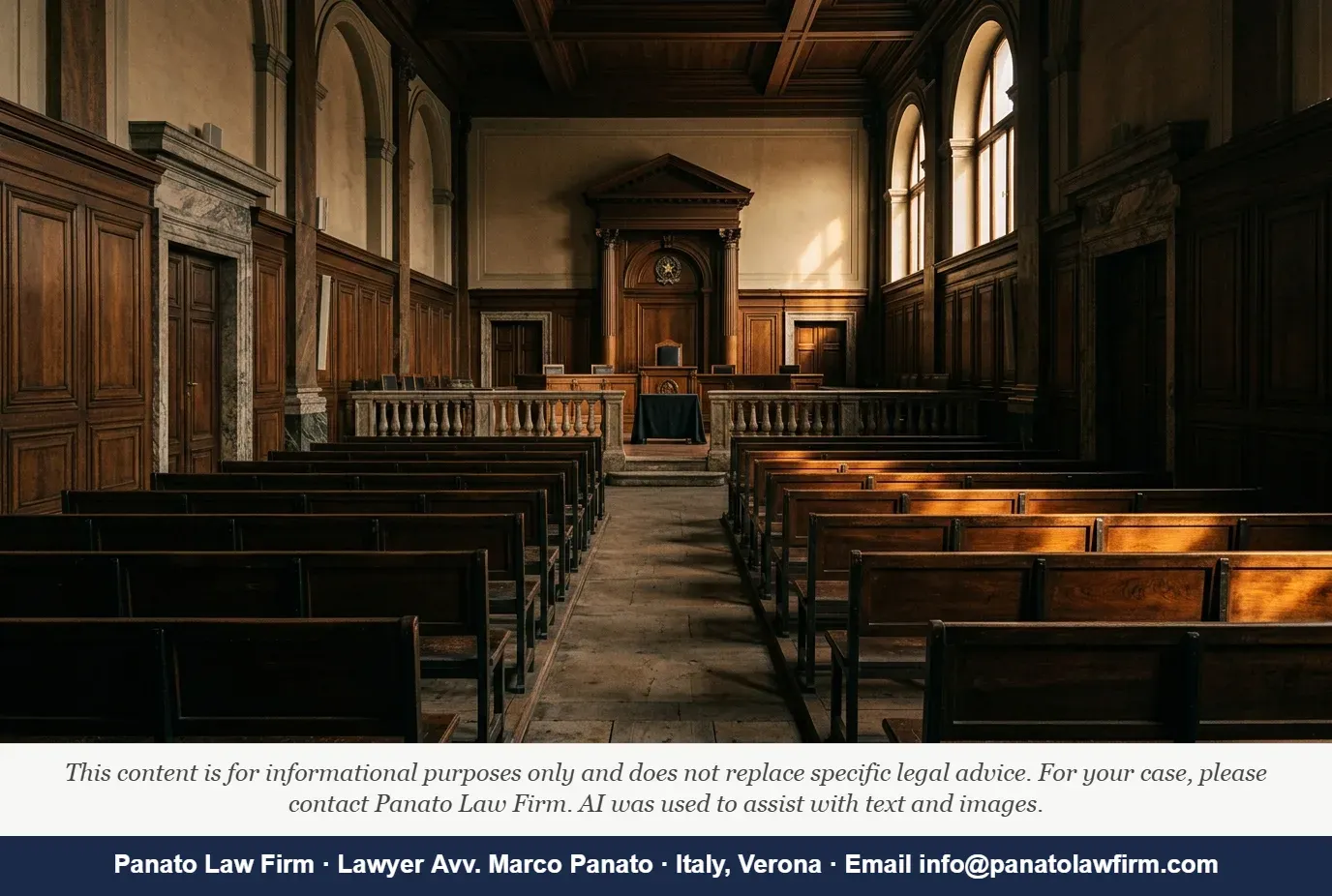 Italy Judiciary Reform Rejected: What Foreign Litigants Face - Panato Law Firm — Verona