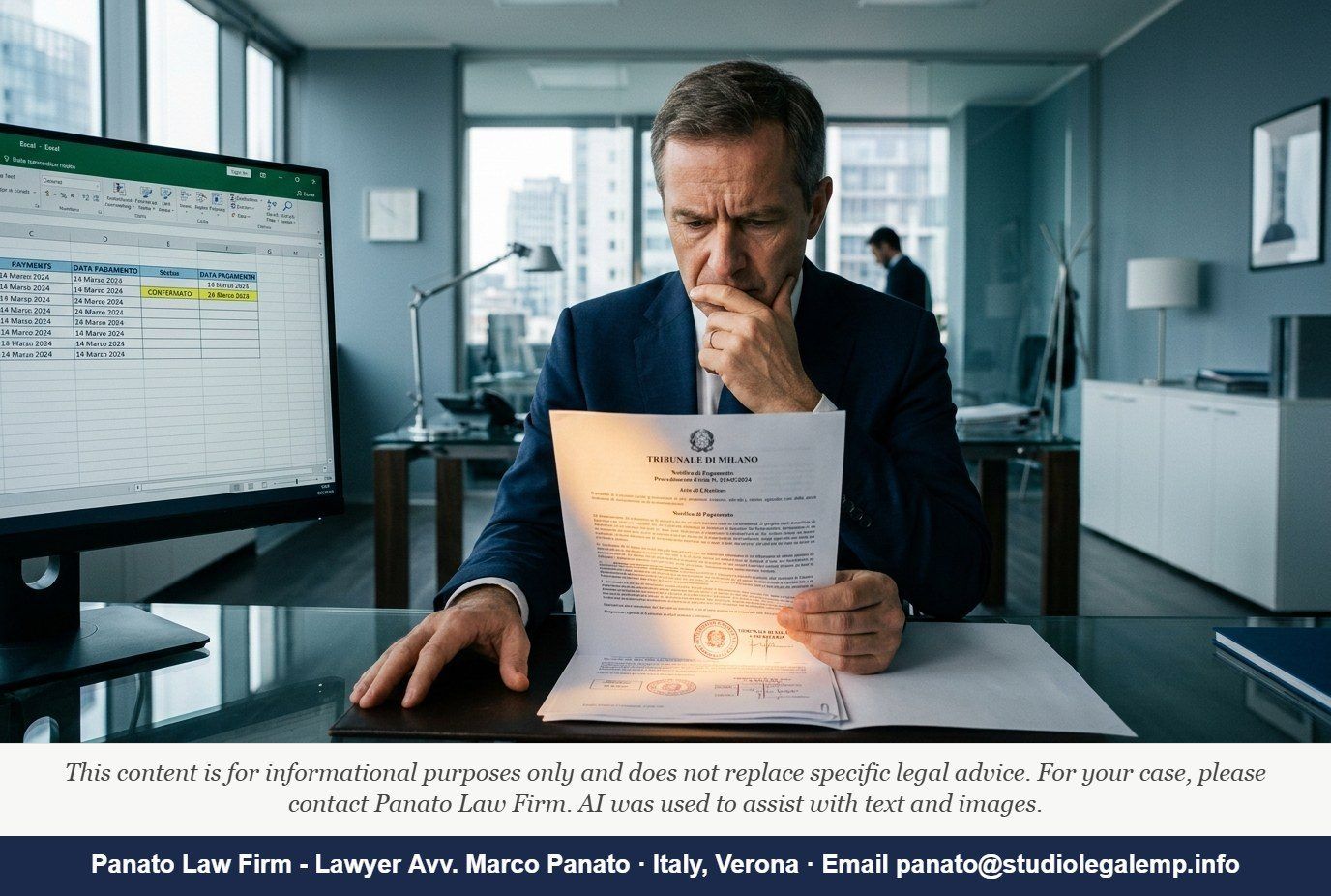 Italy Clawback Payment Insolvency Risk: Creditor Guide - Panato Law Firm — Verona