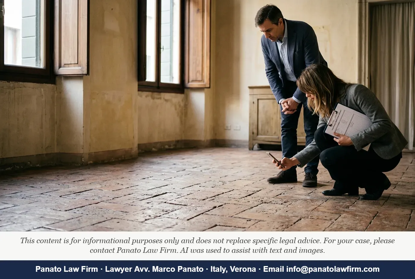 Hidden Defects Italian Property: Rights After Purchase - Panato Law Firm — Verona