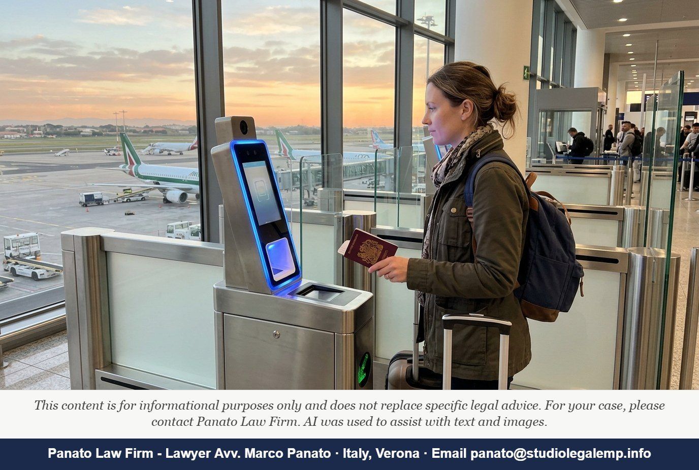 Italy Border Control Changes 2026: EES, UK & US Passports - Panato Law Firm — Verona