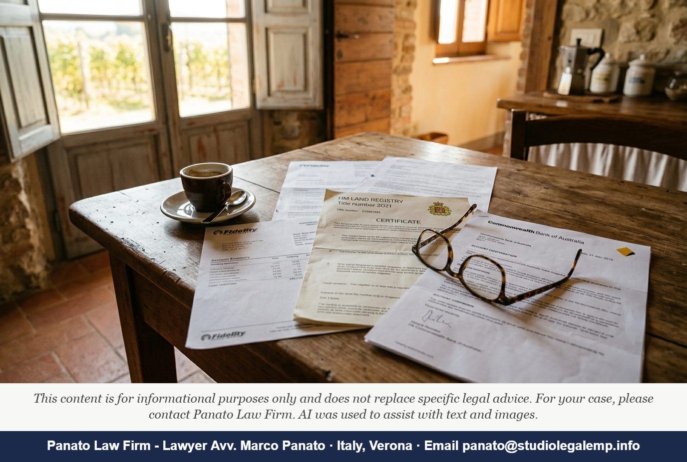 Italy Wealth Tax IVIE IVAFE: Foreign Assets Guide 2026 - Panato Law Firm — Verona