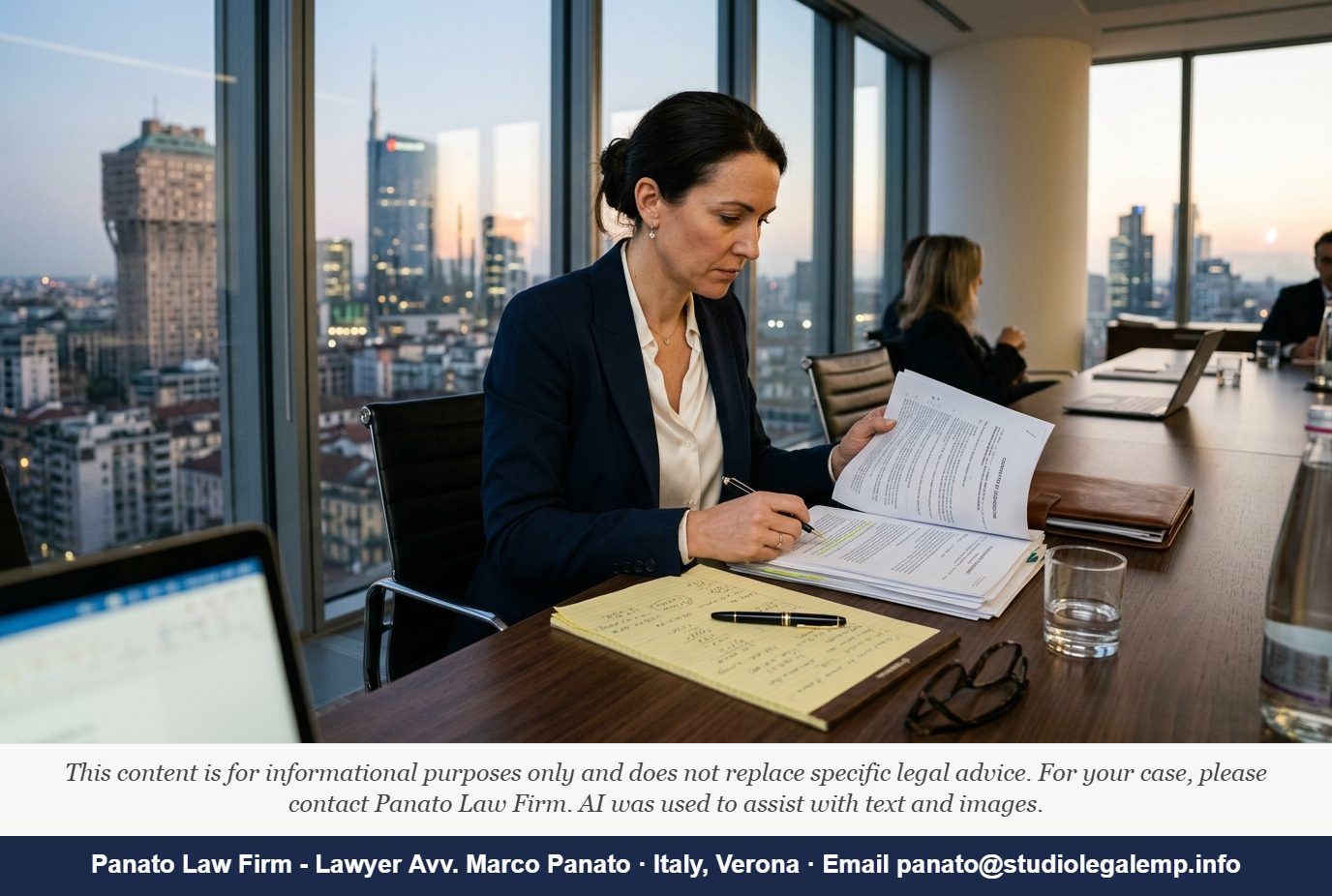 Terminating an Italian Agency Agreement Without a Claim - Panato Law Firm — Verona