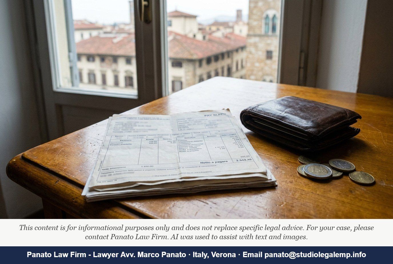 Attach Italian Debtor Salary Pension: 2026 Limits - Panato Law Firm — Verona