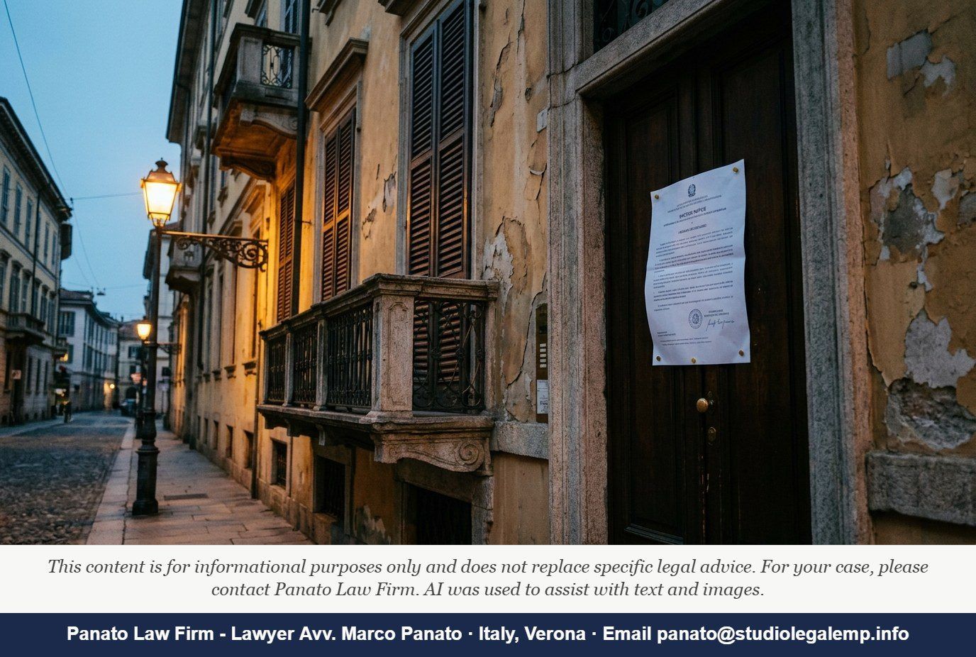 Recovering Unpaid Rent from an Italian Tenant: A Guide - Panato Law Firm — Verona