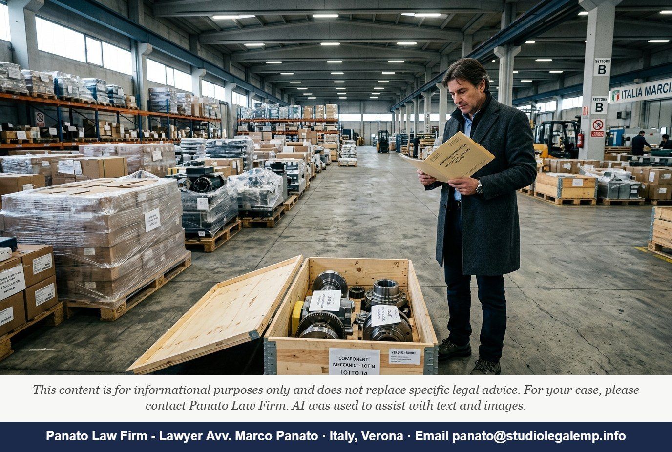 Retention of Title Italy: Enforceability When Your Buyer Fails - Panato Law Firm — Verona